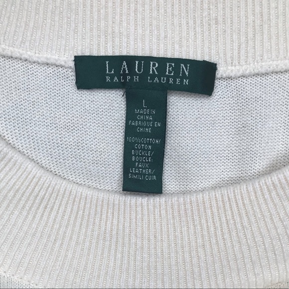 Ralph Lauren Buckle Women’s Sweater - Size: M/L - Picture 14 of 17